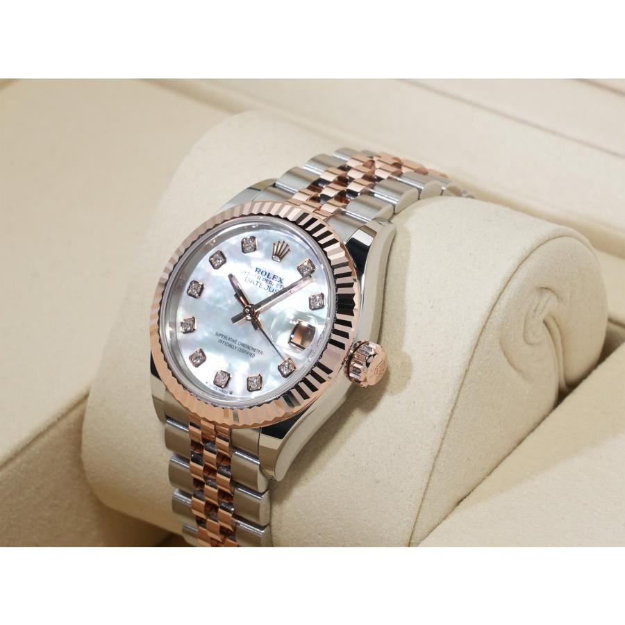 ロレックス デイトジャスト Ref.279171NG ステンレススチール/エバーローズゴールド ホワイトシェル文字盤 | デイトジャスト | 03