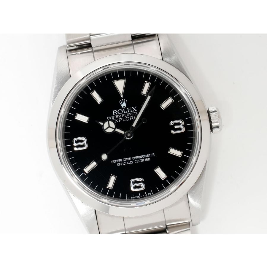 ロレックス エクスプローラーI Ref.14270 ステンレススチール ブラック文字盤 オイスターブレスレット | エクスプローラー（ROLEX） | 02