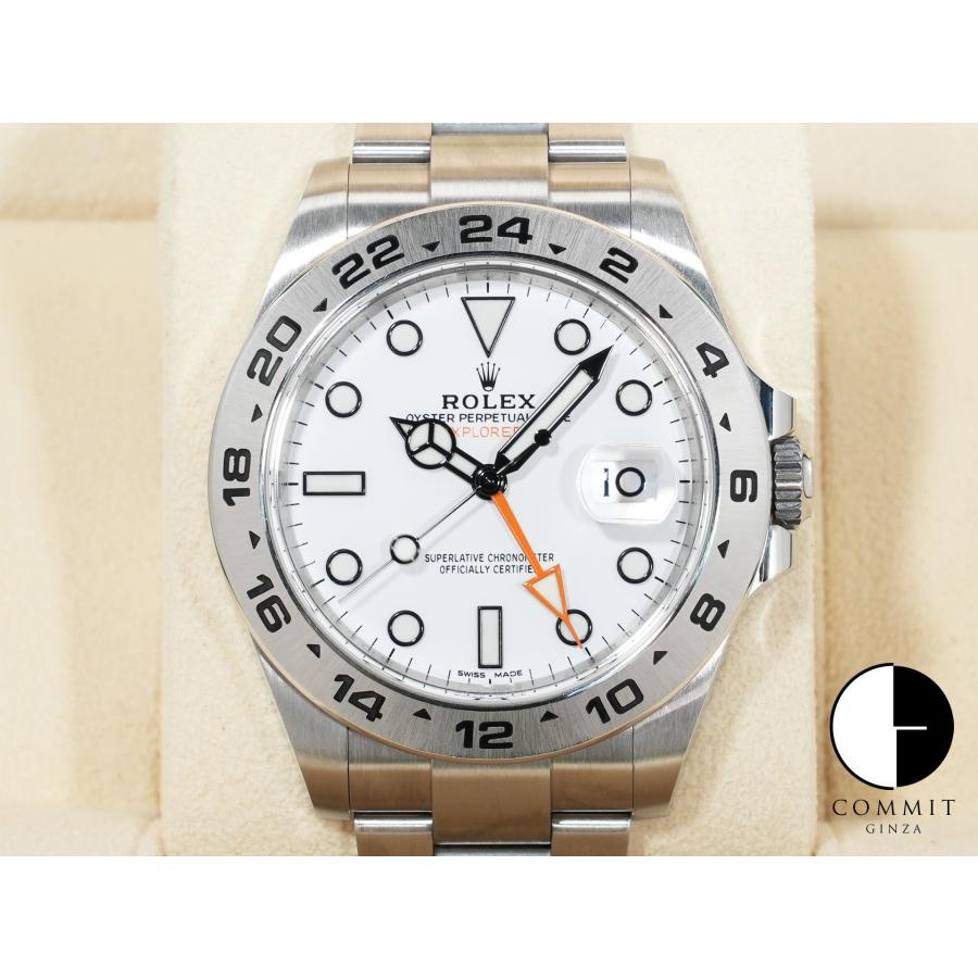 ロレックス エクスプローラーII Ref.216570 ステンレススチール ホワイト文字盤 オイスターブレスレット | エクスプローラーII