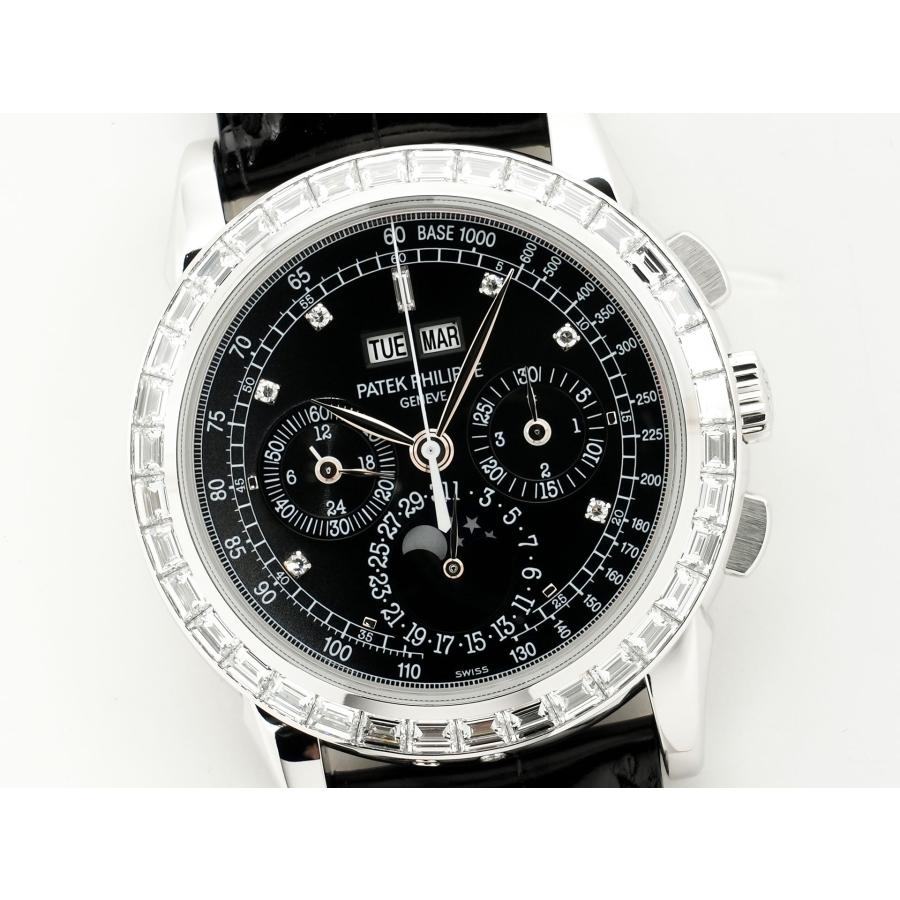パテックフィリップ パーペチュアルカレンダー クロノグラフ Ref.5971P-001 プラチナ ブラック文字盤 | PATEK PHILIPPE | 02