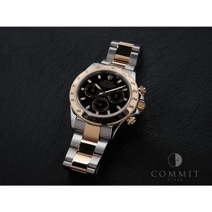 ロレックス デイトナ Ref.116523 SS/YG ブラック文字盤 | コスモグラフ デイトナ | 10