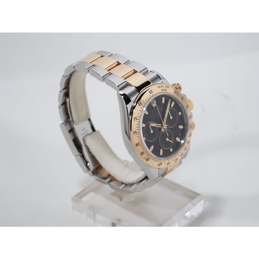 ロレックス デイトナ Ref.116523 SS/YG ブラック文字盤 | コスモグラフ デイトナ | 04