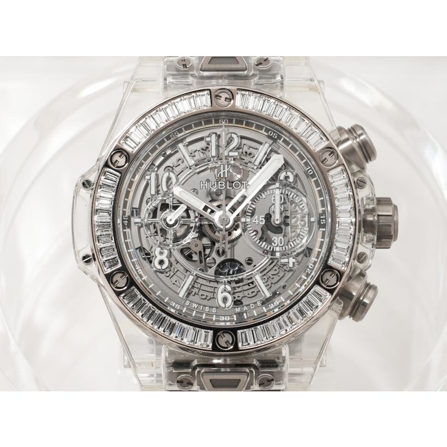 ウブロ ビッグバン ウニコ サファイアバゲット Ref.411.JX.4802.RT.1904 サファイアクリスタル スケルトン文字盤 | HUBLOT | 01