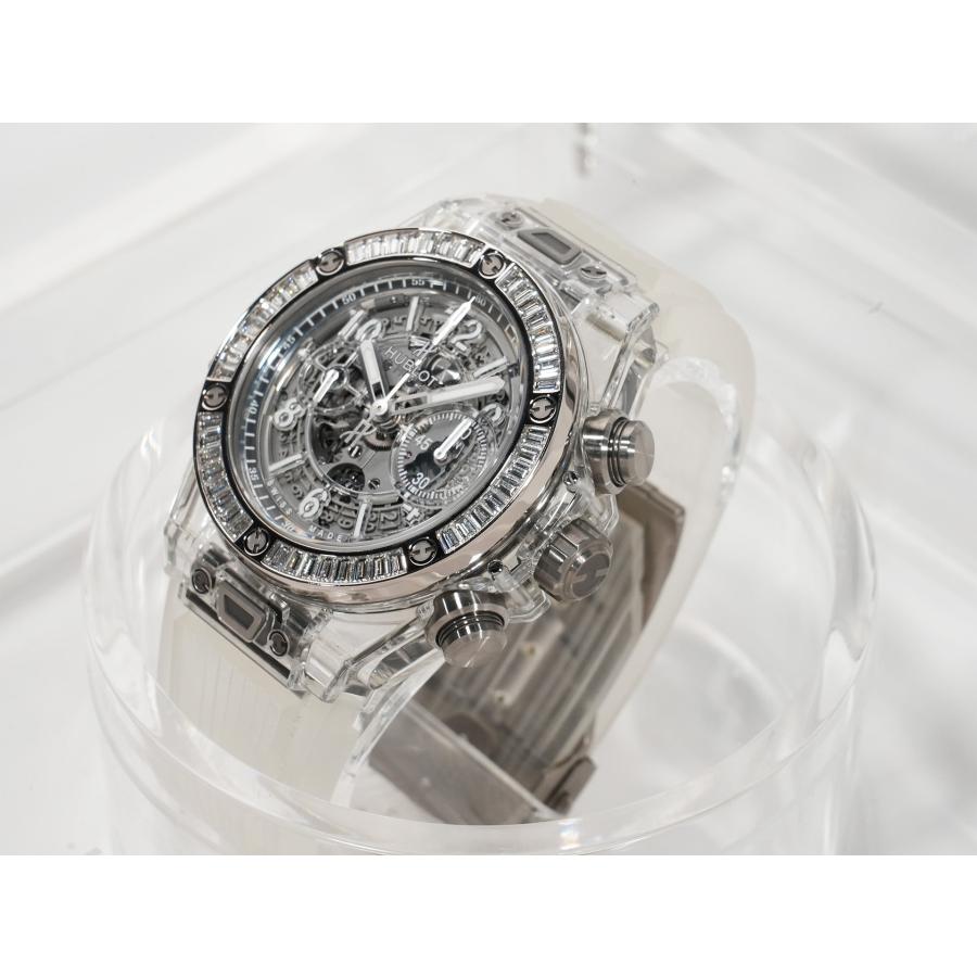 ウブロ ビッグバン ウニコ サファイアバゲット Ref.411.JX.4802.RT.1904 サファイアクリスタル スケルトン文字盤 | HUBLOT | 03