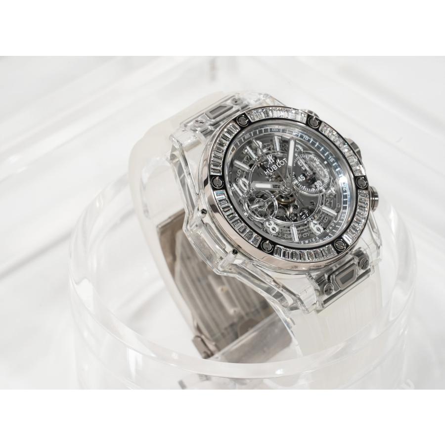 ウブロ ビッグバン ウニコ サファイアバゲット Ref.411.JX.4802.RT.1904 サファイアクリスタル スケルトン文字盤 | HUBLOT | 04