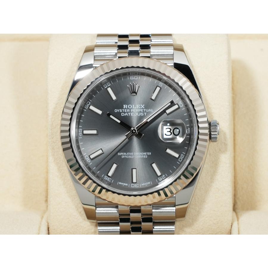ロレックス デイトジャスト41 Ref.126334 ステンレススチール/ホワイトゴールド スレート文字盤 ジュビリーブレスレット | デイトジャスト | 01