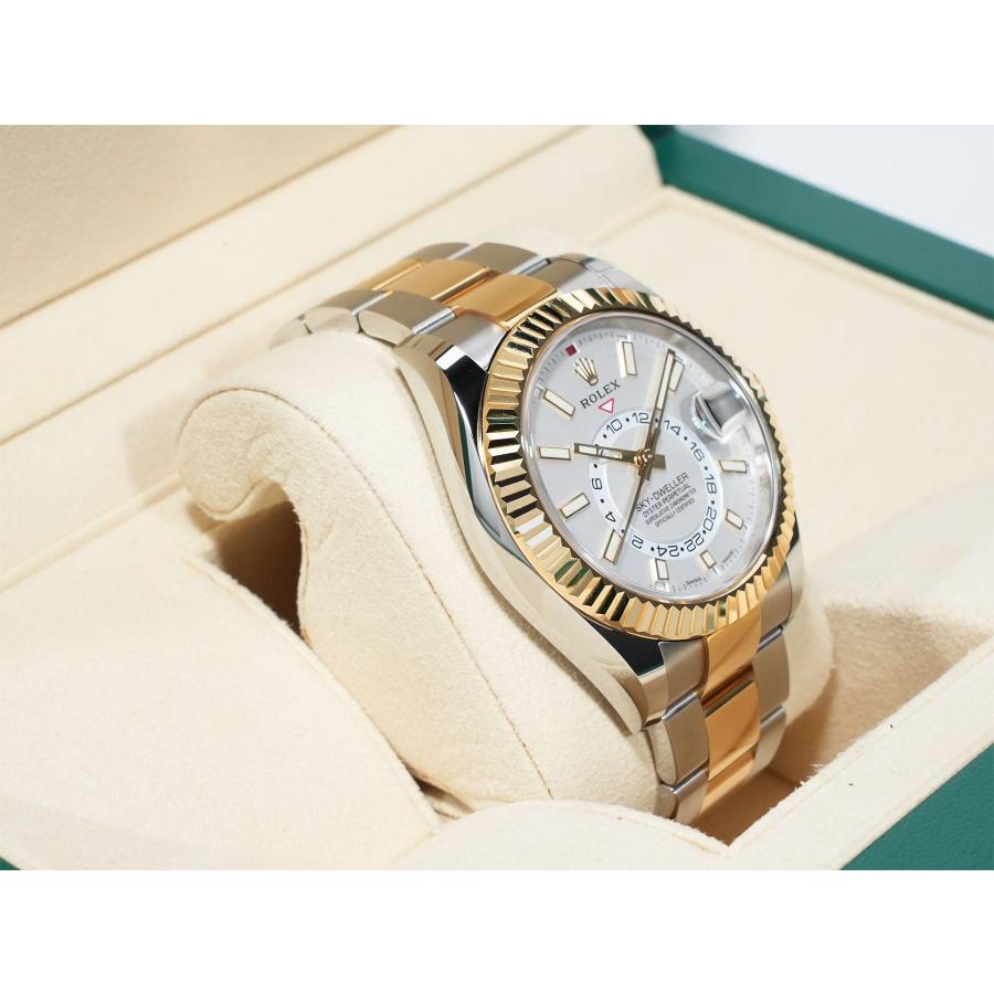 ロレックス スカイドゥエラー Ref.326933 ステンレススチール/イエローゴールド ホワイト文字盤 オイスターブレスレット | スカイドゥエラー | 04