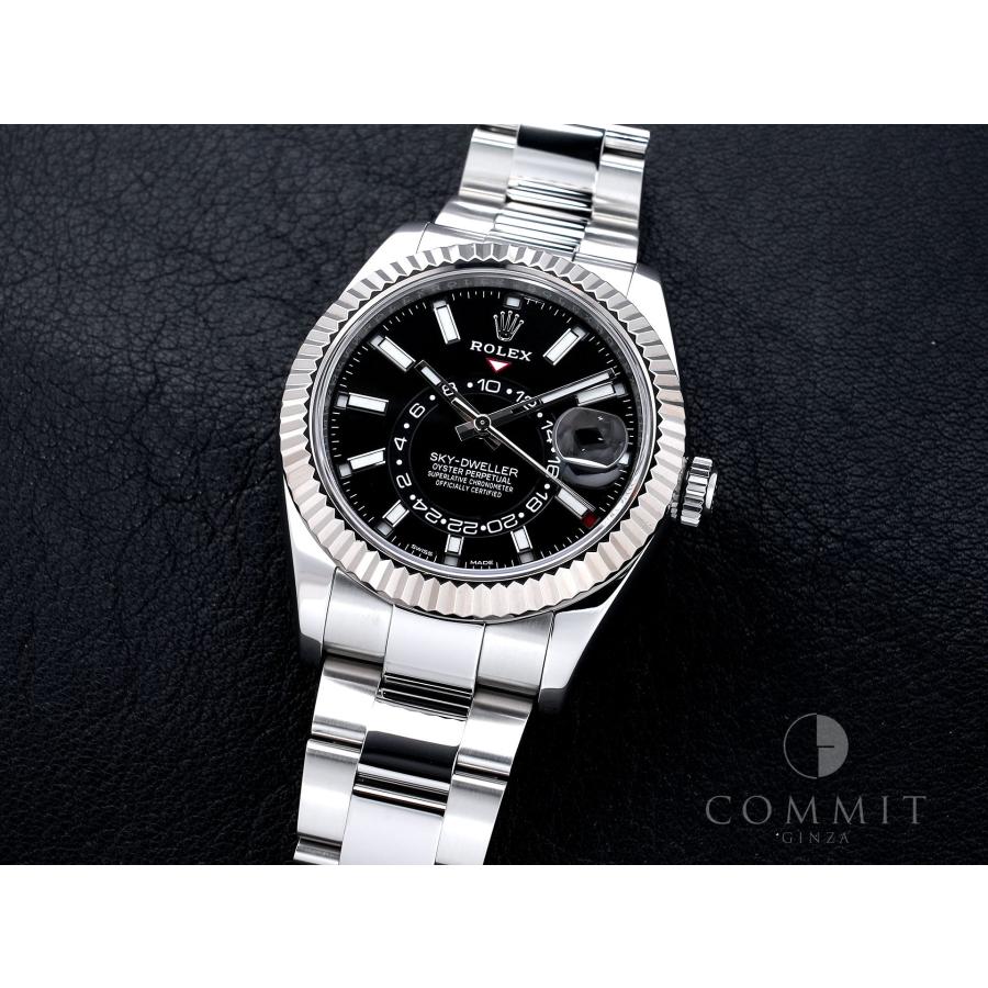 ロレックス スカイドゥエラー Ref.326934 ステンレススチール/ホワイトゴールド ブラック文字盤 オイスターブレスレット | スカイドゥエラー | 10