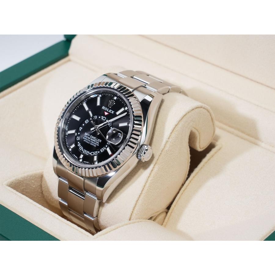 ロレックス スカイドゥエラー Ref.326934 ステンレススチール/ホワイトゴールド ブラック文字盤 オイスターブレスレット | スカイドゥエラー | 03
