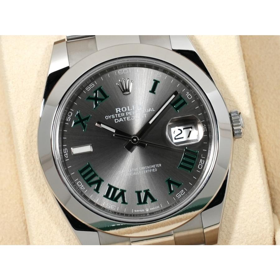 ロレックス デイトジャスト41 Ref.126300 ステンレススチール スレートローマン文字盤 オイスターブレスレット | デイトジャスト | 02