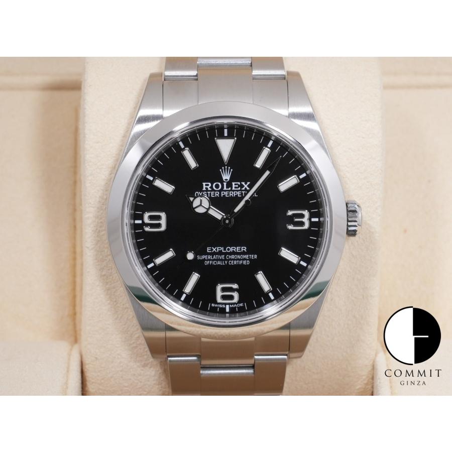 ロレックス エクスプローラーI Ref.214270 ステンレススチール ブラック文字盤 オイスターブレスレット | エクスプローラー（ROLEX）