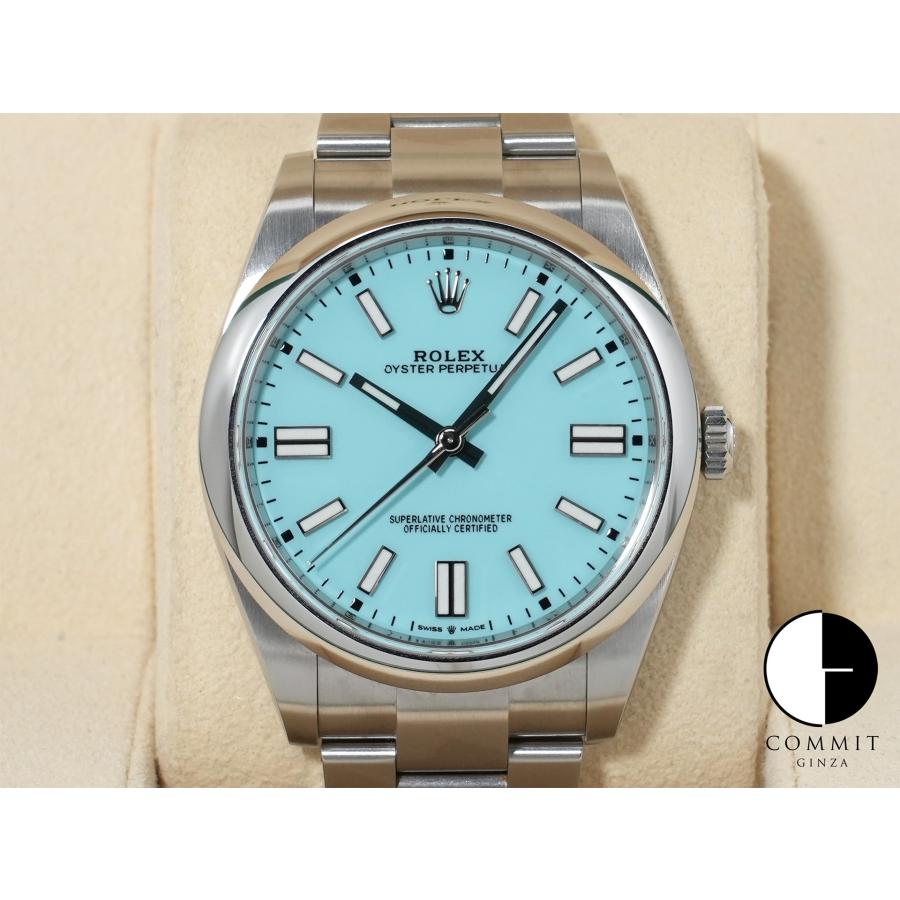 ロレックス オイスターパーペチュアル41 Ref.124300 ステンレススチール ターコイズ文字盤 | オイスター パーペチュアル