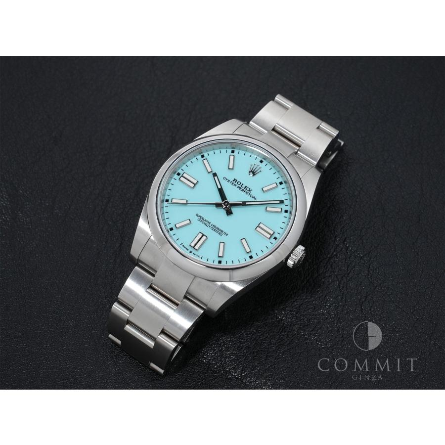 ロレックス オイスターパーペチュアル41 Ref.124300 ステンレススチール ターコイズ文字盤 | オイスター パーペチュアル | 10