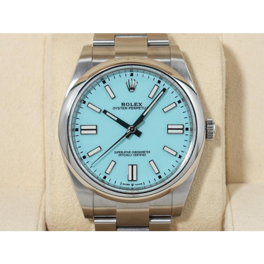 ロレックス オイスターパーペチュアル41 Ref.124300 ステンレススチール ターコイズ文字盤 | オイスター パーペチュアル | 01
