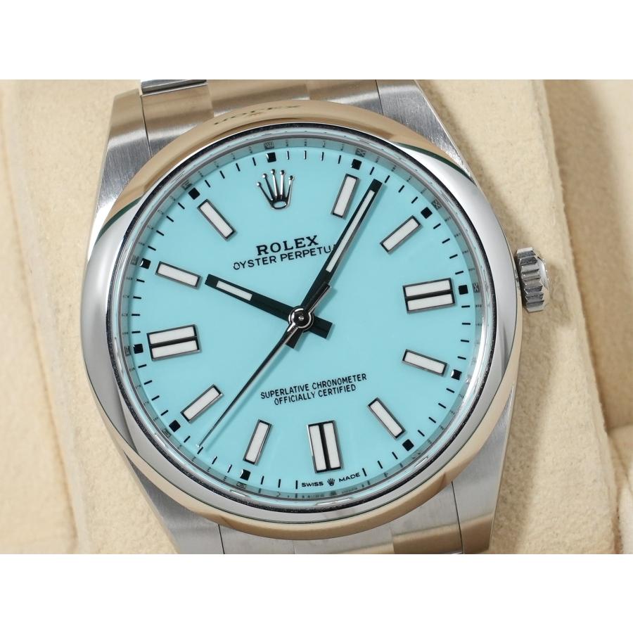 ロレックス オイスターパーペチュアル41 Ref.124300 ステンレススチール ターコイズ文字盤 | オイスター パーペチュアル | 02