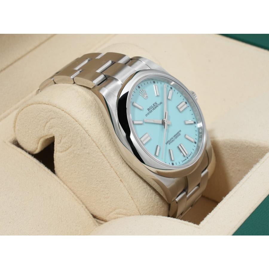 ロレックス オイスターパーペチュアル41 Ref.124300 ステンレススチール ターコイズ文字盤 | オイスター パーペチュアル | 04