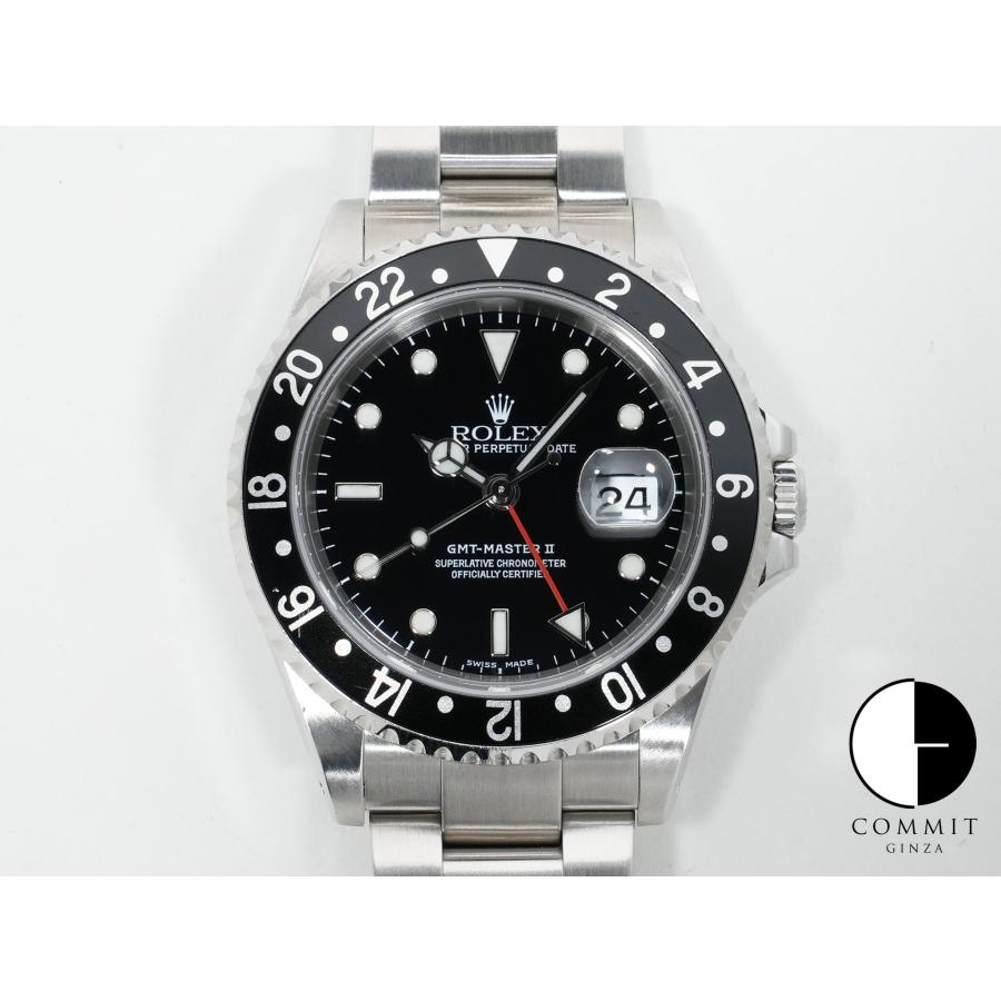 ロレックス GMTマスターII Ref.16710 ステンレススチール ブラック文字盤 オイスターブレスレット | GMTマスター