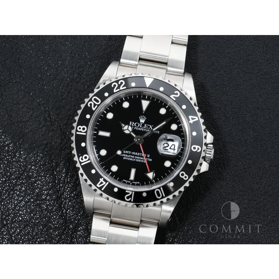 ロレックス GMTマスターII Ref.16710 ステンレススチール ブラック文字盤 オイスターブレスレット | GMTマスター | 10