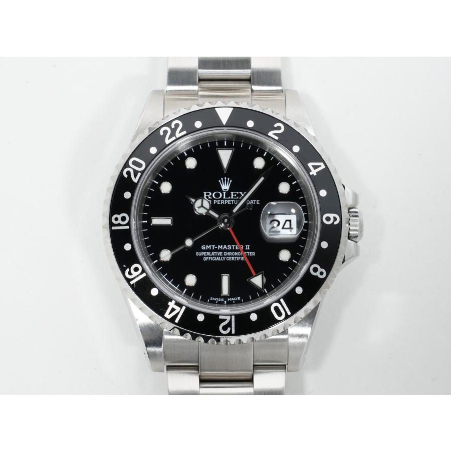 ロレックス GMTマスターII Ref.16710 ステンレススチール ブラック文字盤 オイスターブレスレット | GMTマスター | 01