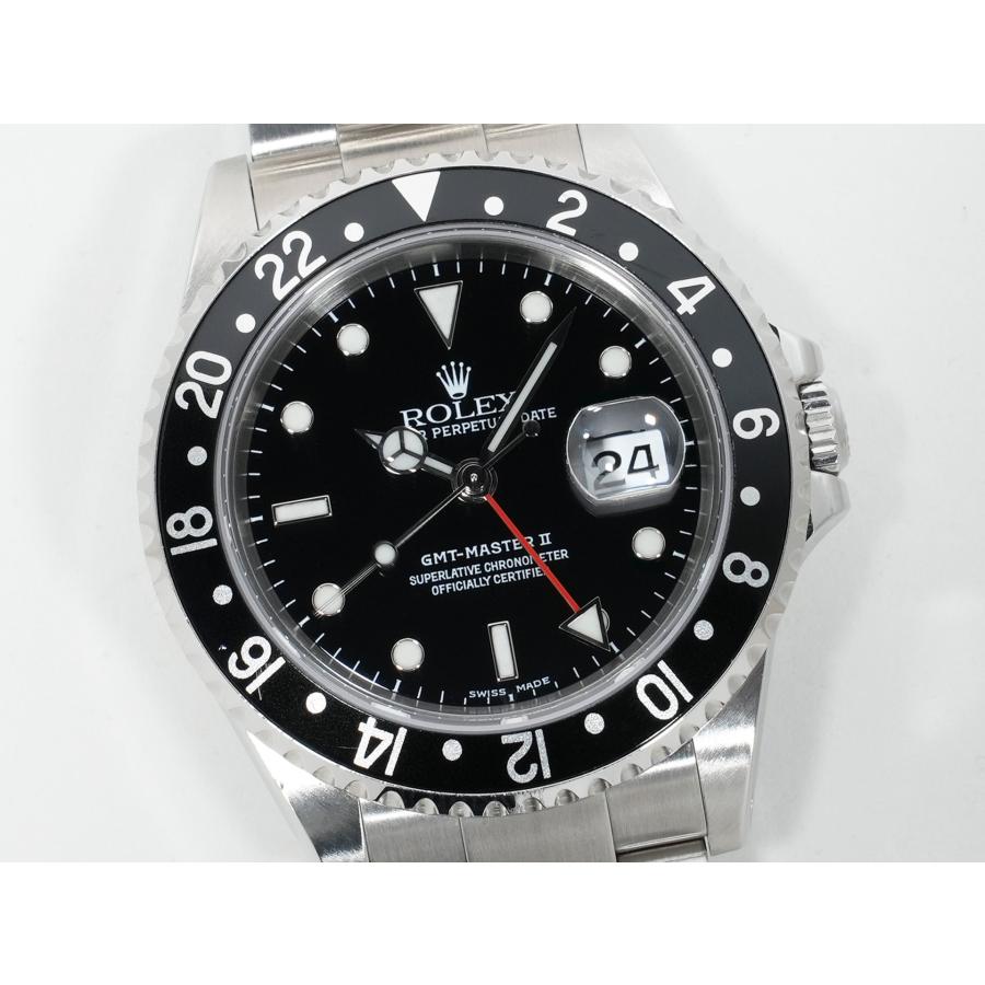 ロレックス GMTマスターII Ref.16710 ステンレススチール ブラック文字盤 オイスターブレスレット | GMTマスター | 02
