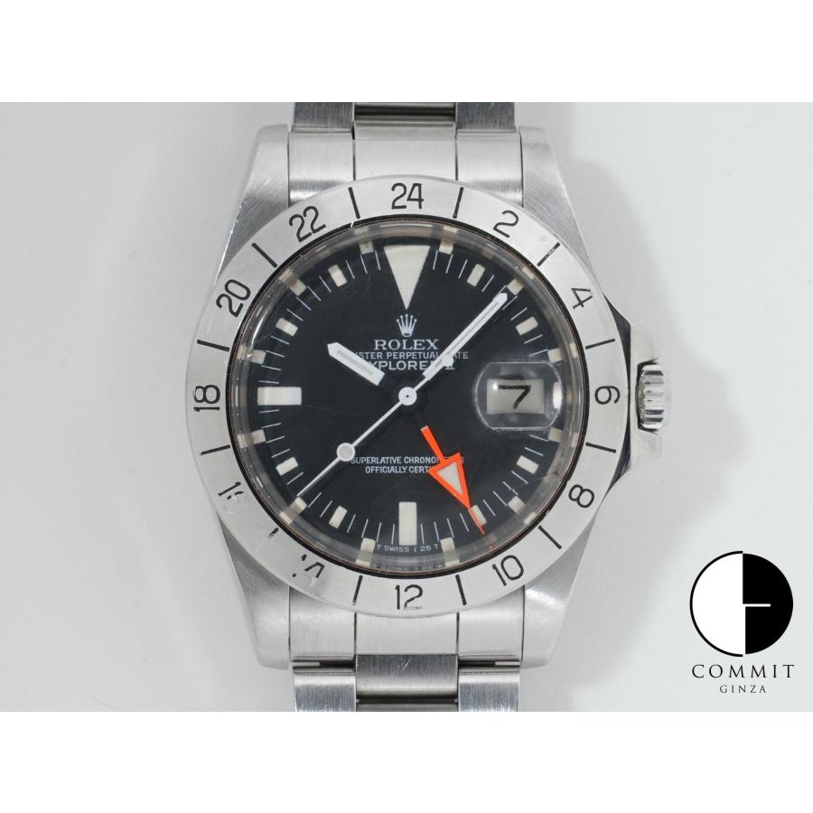ロレックス エクスプローラーII Ref.1655 ステンレススチール ブラック文字盤 オイスターブレスレット | エクスプローラーII