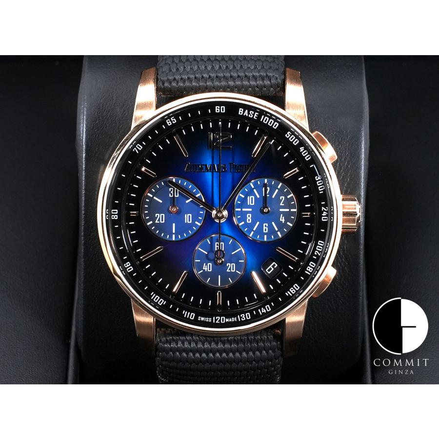 オーデマピゲ CODE 11.59 バイ オーデマ ピゲ クロノグラフ Ref.26393OR.OO.A002KB.03 18KPG ブルー文字盤 | AUDEMARS PIGUET