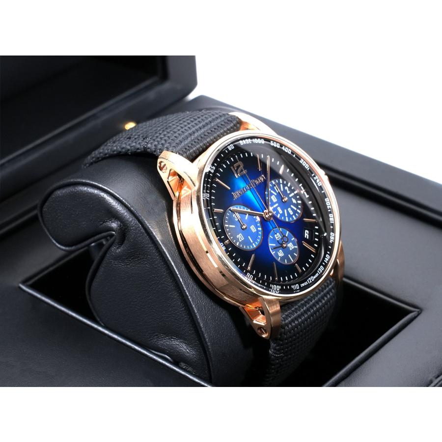 オーデマピゲ CODE 11.59 バイ オーデマ ピゲ クロノグラフ Ref.26393OR.OO.A002KB.03 18KPG ブルー文字盤 | AUDEMARS PIGUET | 04