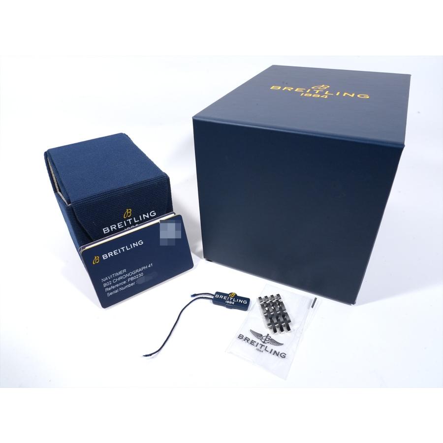 ブライトリング ナビタイマー B02 クロノグラフ 41 コスモノート Ref.PB02302A1B1A1 SS/PT ストラトスグレー文字盤 | ブライトリング | 09