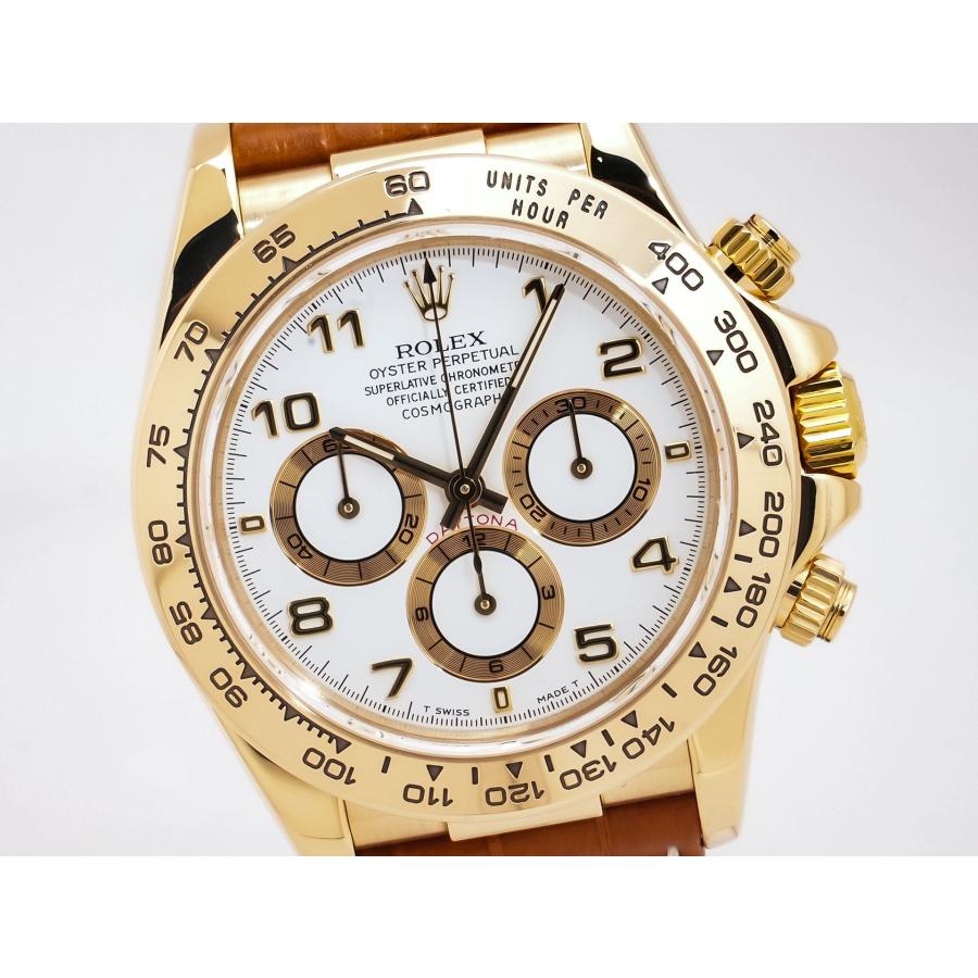 ロレックス デイトナ エルプリメロ Ref.16518 18KYG ホワイト文字盤 | コスモグラフ デイトナ | 02