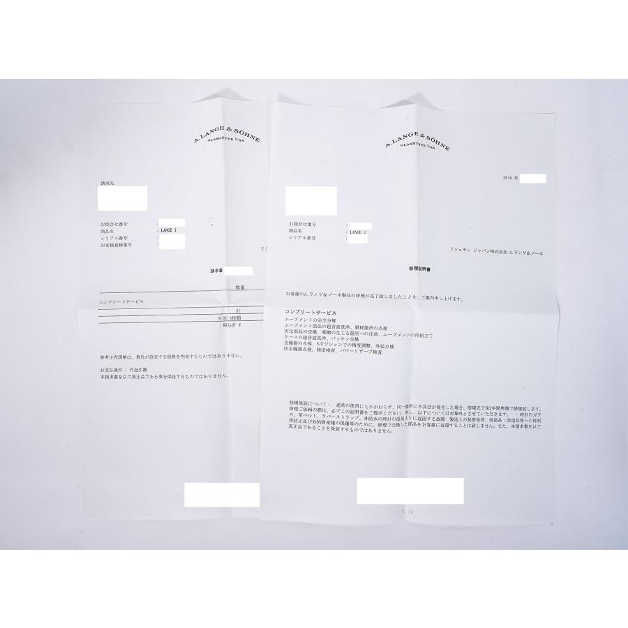 A.ランゲ＆ゾーネ ランゲ1 Ref.101.032 ピンクゴールド シルバー文字盤 | A. LANGE & SOHNE | 12