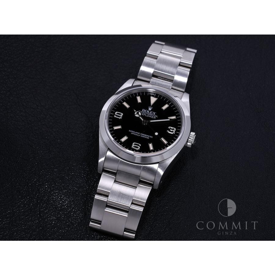 ロレックス エクスプローラーI Ref.14270 ステンレススチール ブラック文字盤 オイスターブレスレット | エクスプローラー（ROLEX） | 10