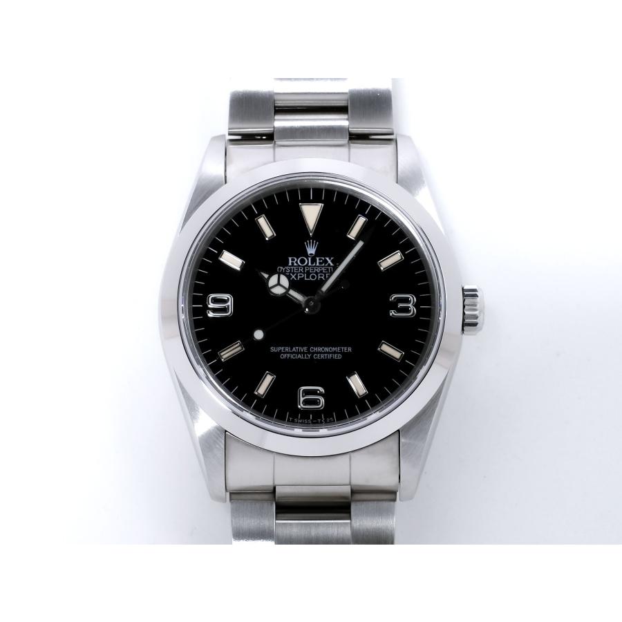 ロレックス エクスプローラーI Ref.14270 ステンレススチール ブラック文字盤 オイスターブレスレット | エクスプローラー（ROLEX） | 01