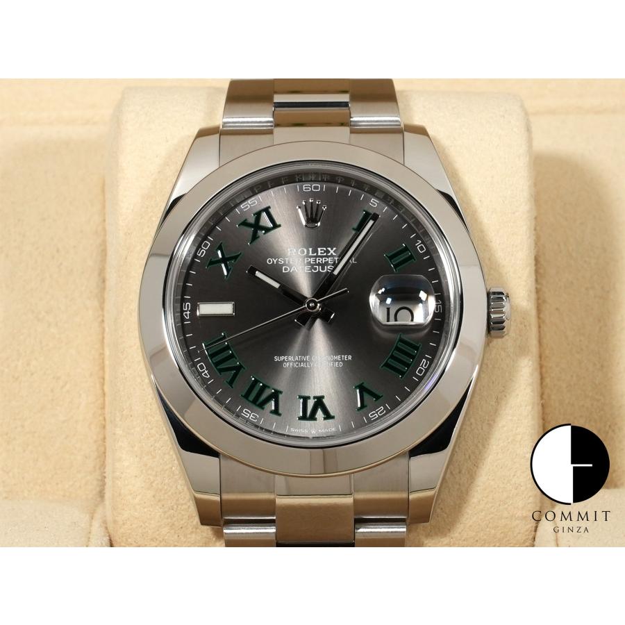 ロレックス デイトジャスト41 Ref.126300 SS スレートローマン文字盤 オイスターブレスレット | デイトジャスト