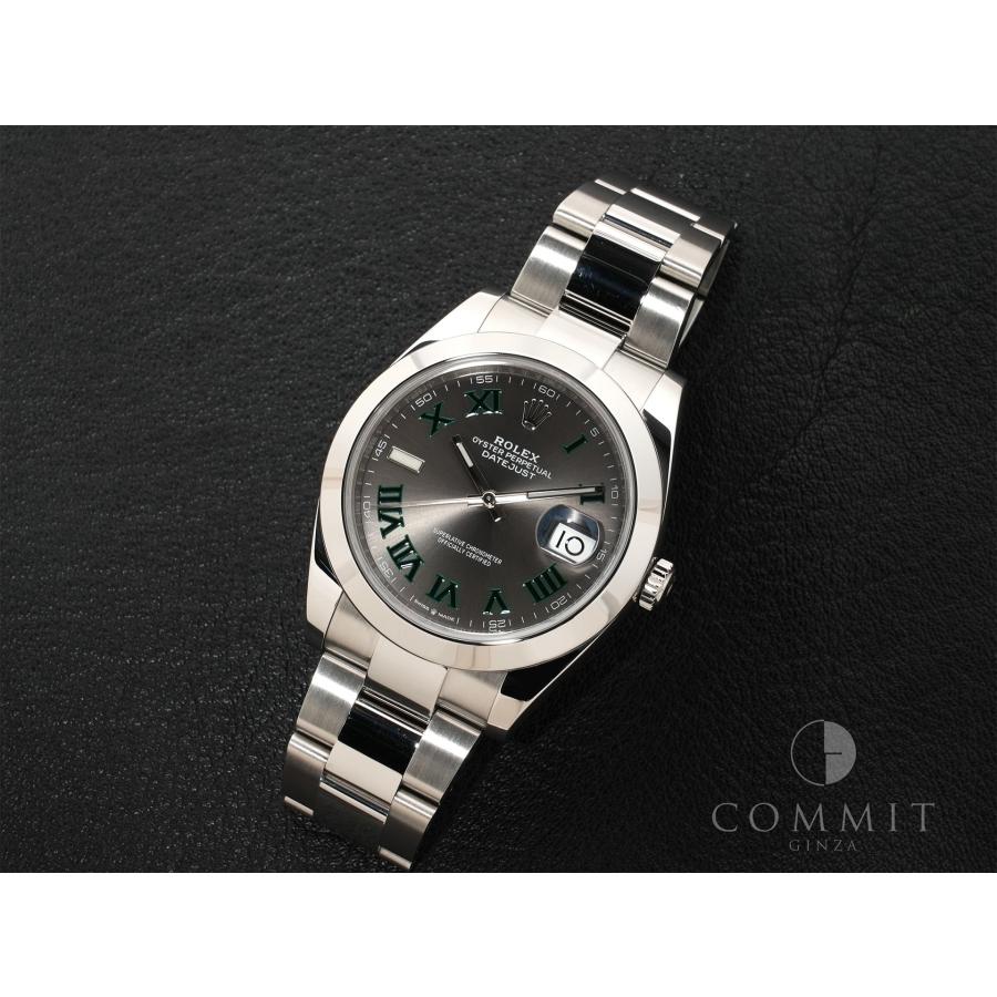 ロレックス デイトジャスト41 Ref.126300 SS スレートローマン文字盤 オイスターブレスレット | デイトジャスト | 10