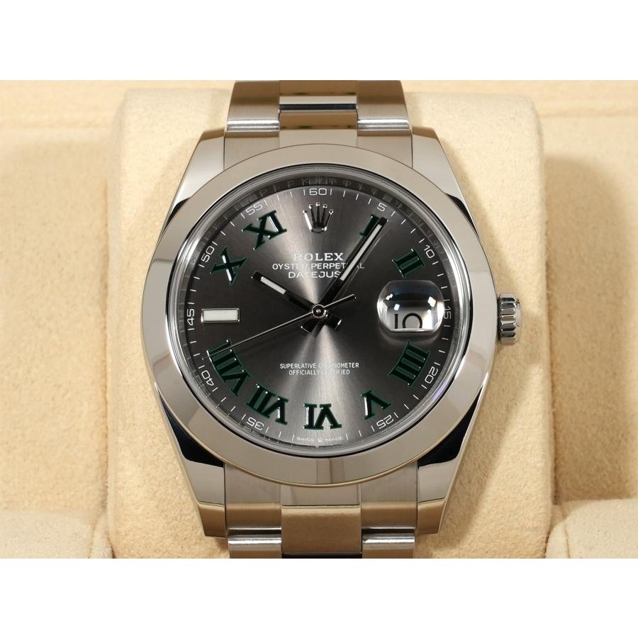 ロレックス デイトジャスト41 Ref.126300 SS スレートローマン文字盤 オイスターブレスレット | デイトジャスト | 01