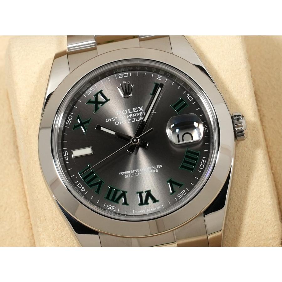 ロレックス デイトジャスト41 Ref.126300 SS スレートローマン文字盤 オイスターブレスレット | デイトジャスト | 02