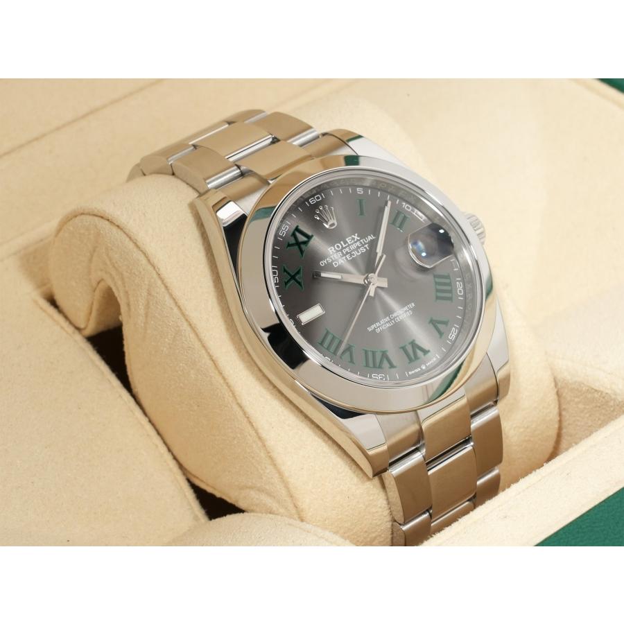 ロレックス デイトジャスト41 Ref.126300 SS スレートローマン文字盤 オイスターブレスレット | デイトジャスト | 04
