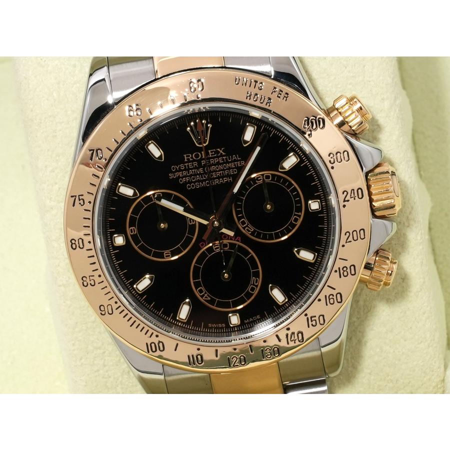 ロレックス デイトナ Ref.116523 ステンレススチール/イエローゴールド ブラック文字盤 | コスモグラフ デイトナ | 02
