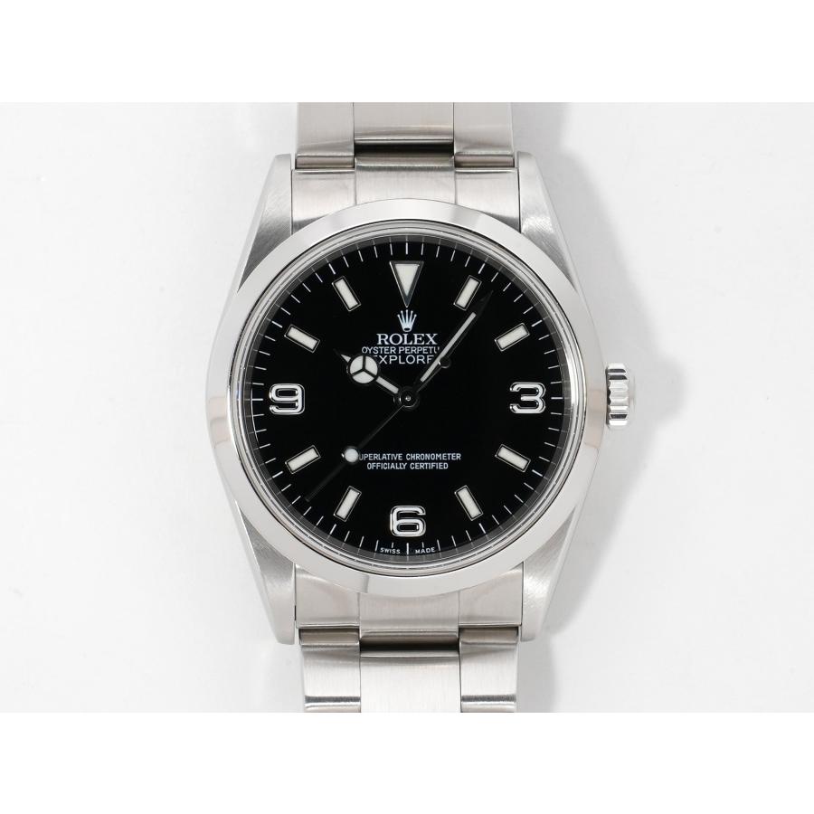 ロレックス エクスプローラーI Ref.114270 ステンレススチール ブラック文字盤 オイスターブレスレット | エクスプローラー（ROLEX） | 01
