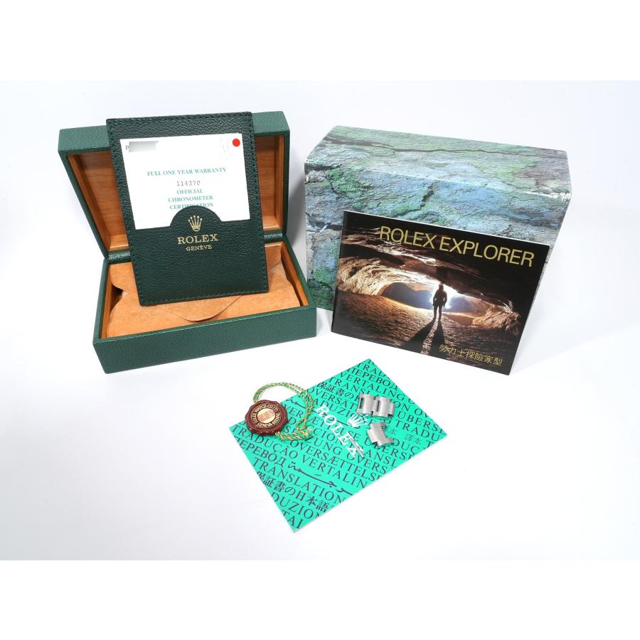 ロレックス エクスプローラーI Ref.114270 ステンレススチール ブラック文字盤 オイスターブレスレット | エクスプローラー（ROLEX） | 09