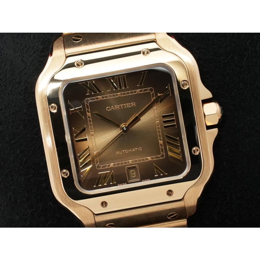 カルティエ サントス ドゥ カルティエ Ref.WGSA0095 イエローゴールド スモーキーブラウン文字盤 | Cartier | 02