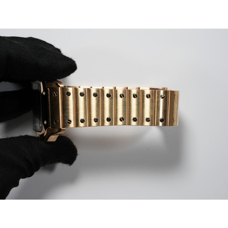 カルティエ サントス ドゥ カルティエ Ref.WGSA0095 イエローゴールド スモーキーブラウン文字盤 | Cartier | 08