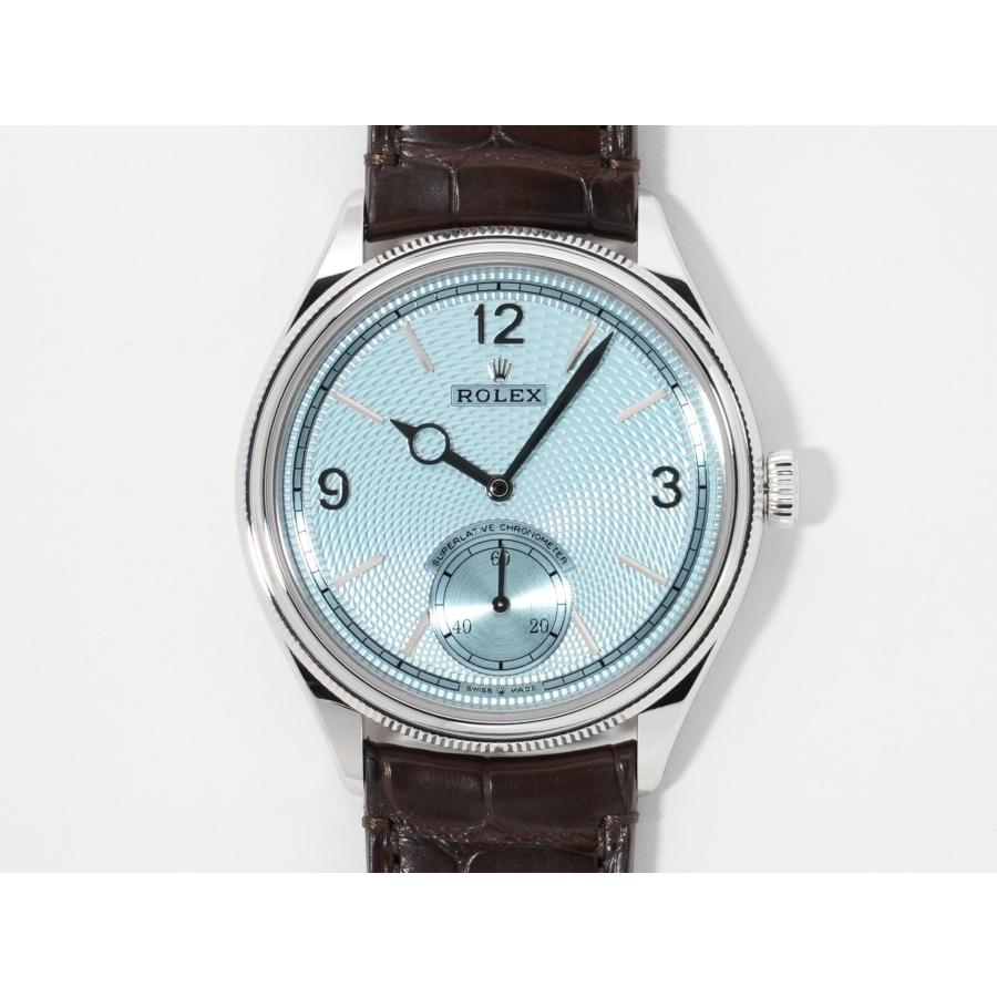 ロレックス 1908 Ref.52506 プラチナ アイスブルー文字盤 革ベルト | ROLEX | 01