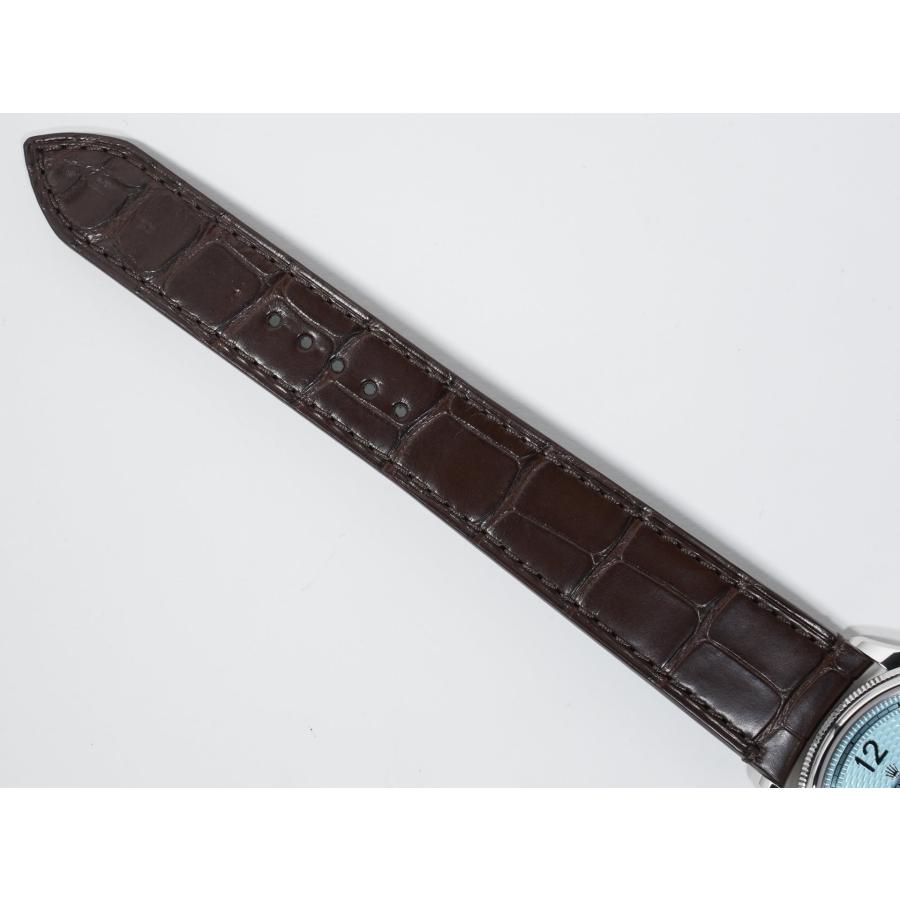 ロレックス 1908 Ref.52506 プラチナ アイスブルー文字盤 革ベルト | ROLEX | 07
