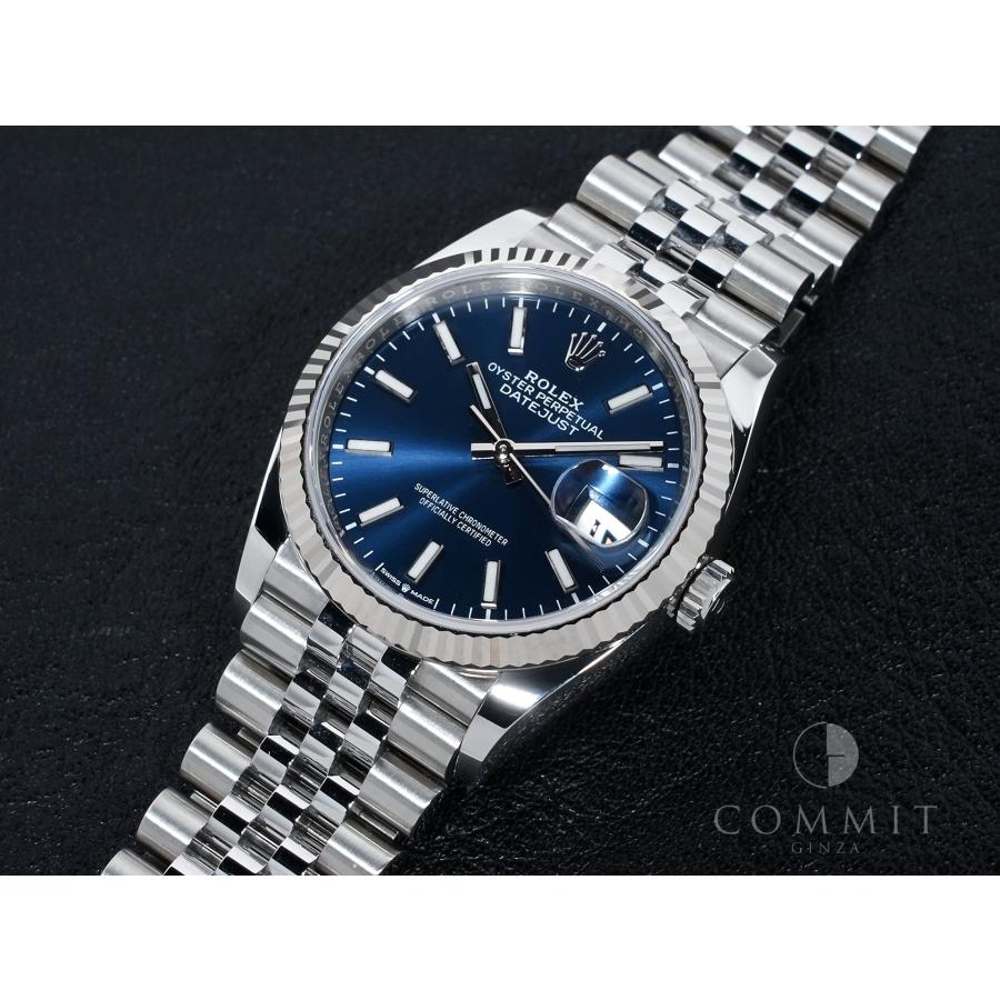 ロレックス デイトジャスト36 Ref.126234 ステンレススチール/ホワイトゴールド ブライトブルー文字盤 ジュビリーブレスレット | デイトジャスト | 10