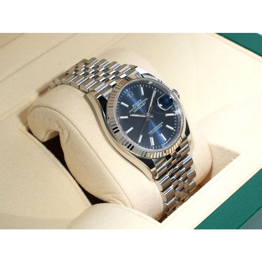 ロレックス デイトジャスト36 Ref.126234 ステンレススチール/ホワイトゴールド ブライトブルー文字盤 ジュビリーブレスレット | デイトジャスト | 04