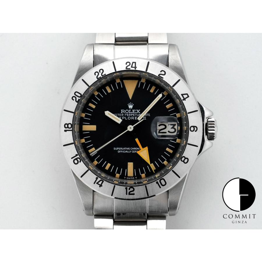 ロレックス エクスプローラーII Ref.1655 ステンレススチール ブラック文字盤 オイスターブレスレット | エクスプローラーII