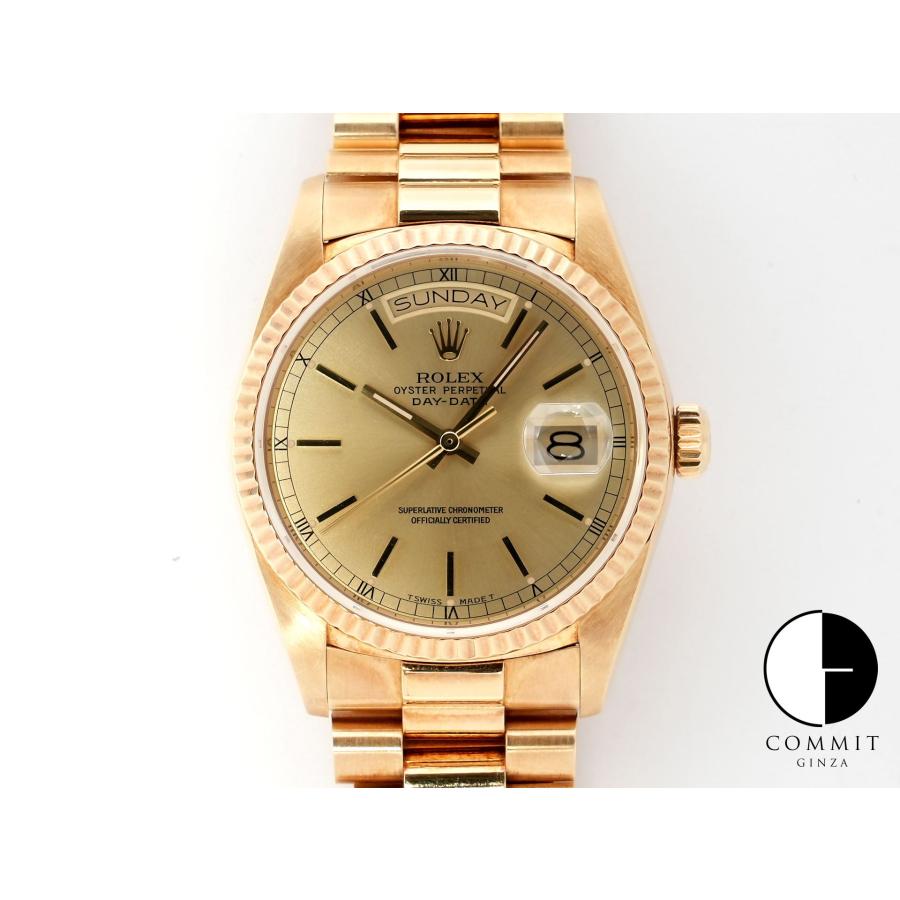 ロレックス デイデイト36 Ref.18038 イエローゴールド シャンパン文字盤 | デイデイト
