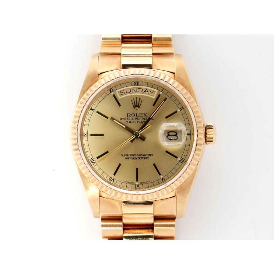 ロレックス デイデイト36 Ref.18038 イエローゴールド シャンパン文字盤 | デイデイト | 01