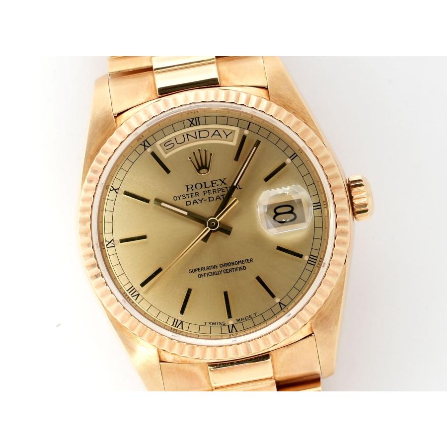 ロレックス デイデイト36 Ref.18038 イエローゴールド シャンパン文字盤 | デイデイト | 02